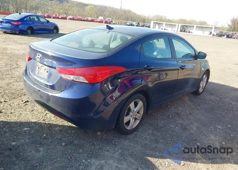 2013 Hyundai Elantra Gls из США, поврежденный, VIN 5NPDH4AE7DH445551